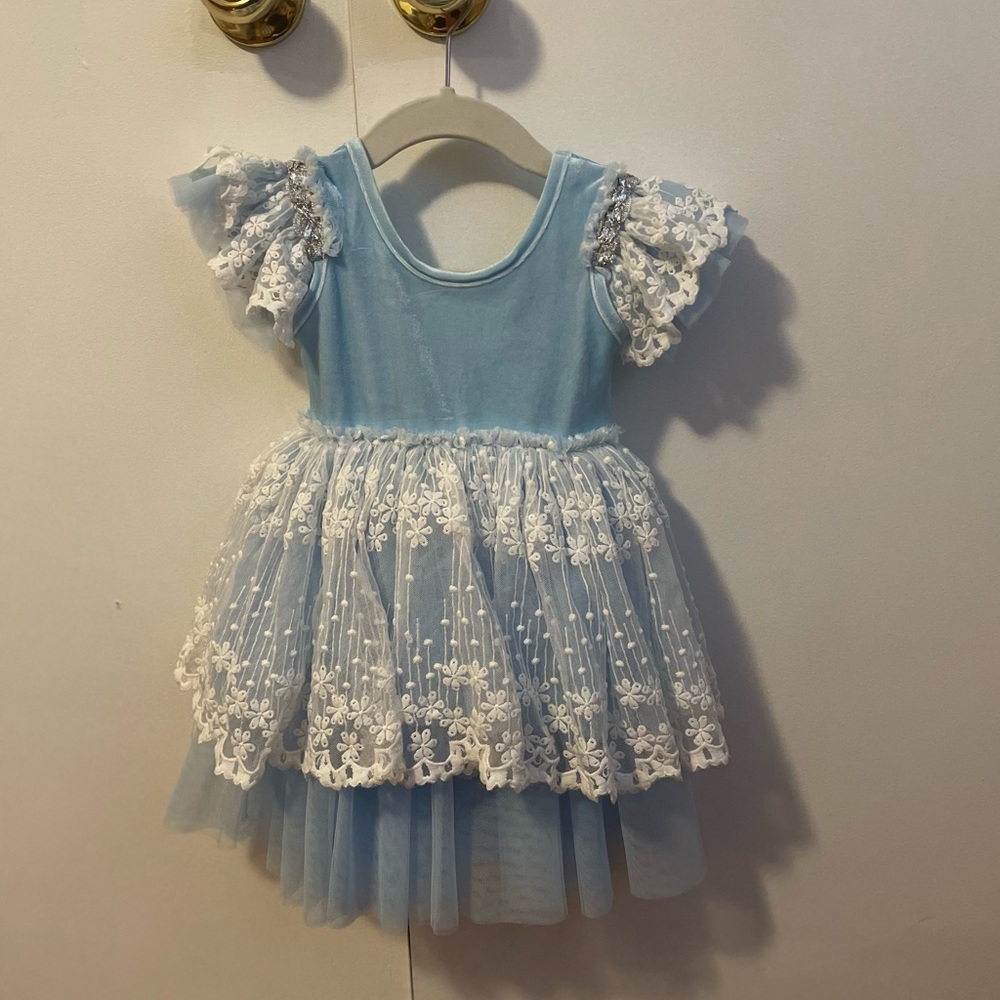 Ice blue dress